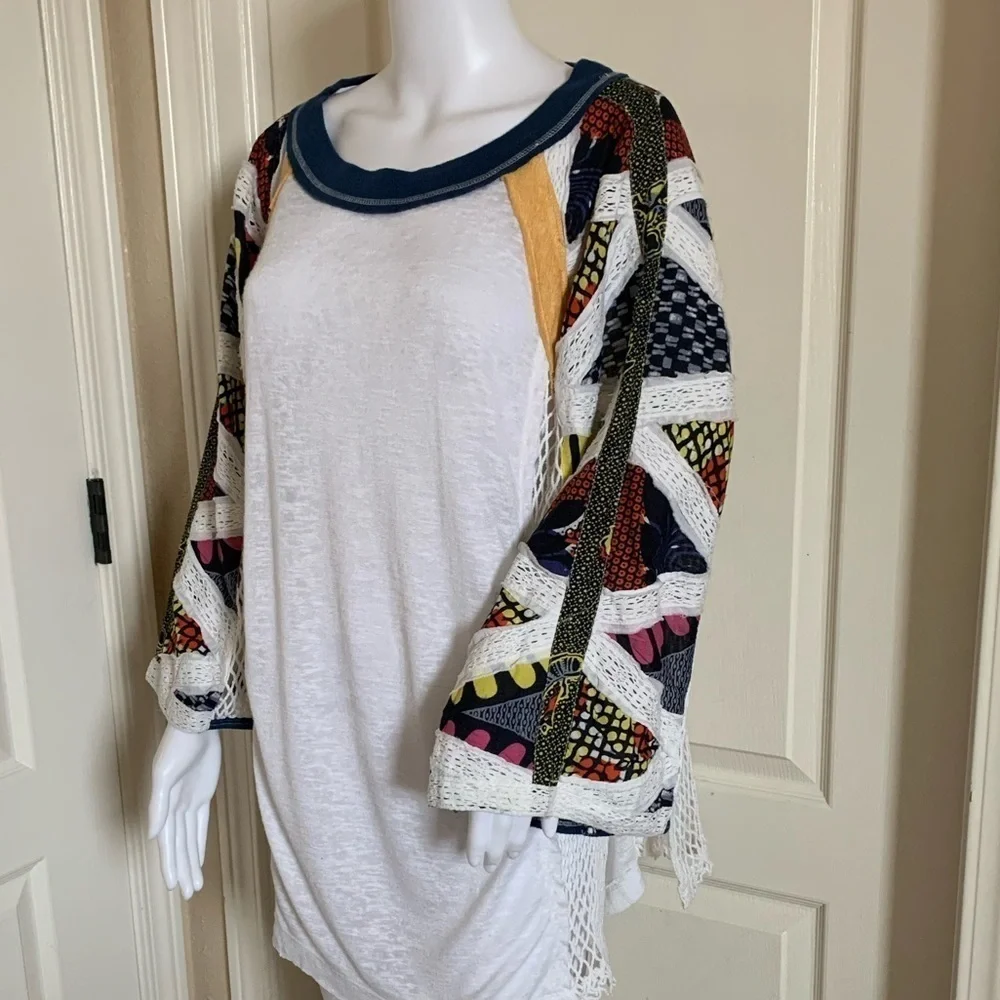 Free People Serengeti Mixed Media T-Shirt